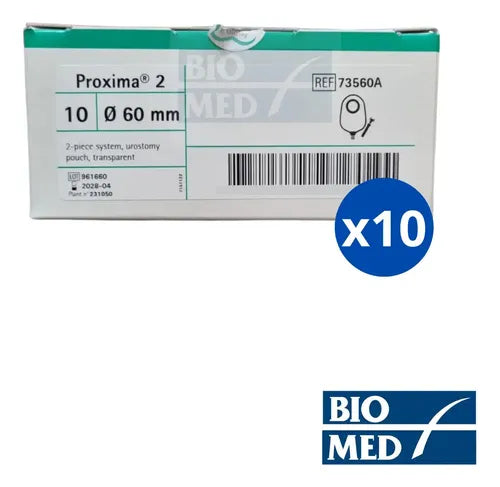 BOLSA COLOSTOMIA 60MM C/CLAMP
