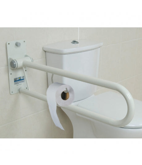 BARRA BAÑO ABATIBLE ESMALTADA