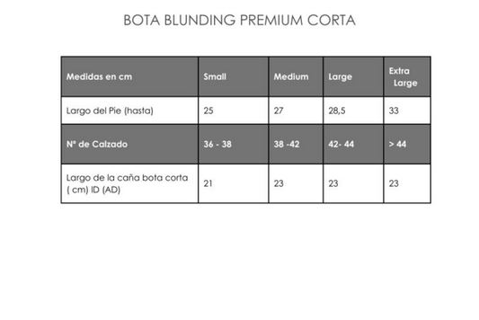 BOTA INMOVILIZADORA CORTA