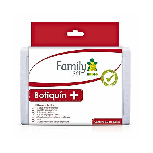 BOTIQUIN PLASTICO 25 PCS.
