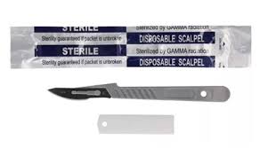 ESCALPELO ESTERIL DESCHABLE