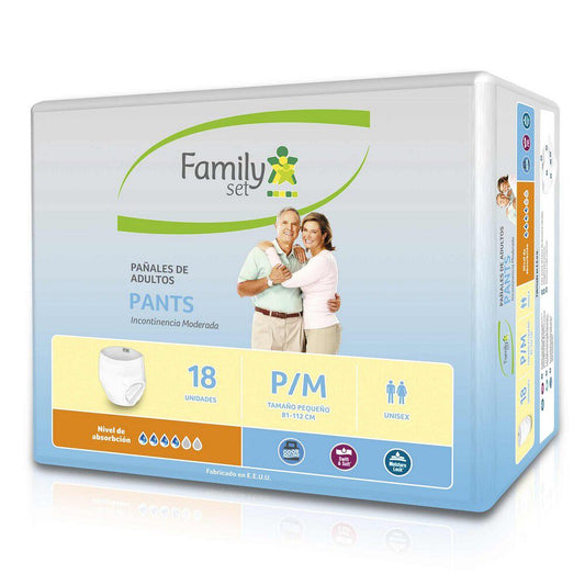 Family Set Pants Pañal Adulto